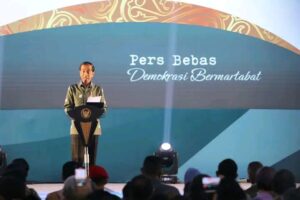 Presiden Jokowi Hadiri Acara Puncak Hari PERS Nasional Tahun 2023