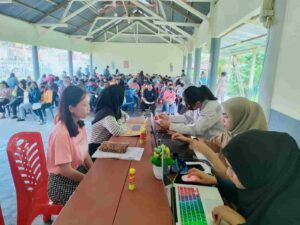 Pelamar Antusias Padati Job Fair PT GNI di Desa Bunta