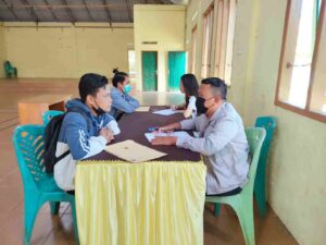 68 Orang Calon Tenaga Kerja Ikut Job Fair PT GNI di desa Molino