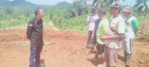 Petani Uwelolu Olah Area Bekas Tambang Emas Jadi Kebun Durian