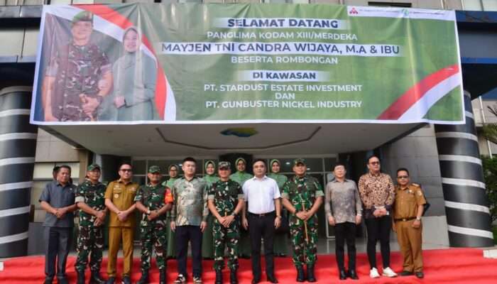 Pangdam Merdeka Kunjungi Kawasan Industri PT SEI dan PT GNI