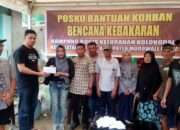 Bantuan dan Empati dari Ketua DPRD Morut untuk Korban Kebakaran Kampung Bugis