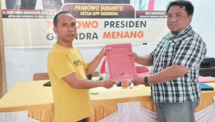 Protes Rekomendasi Pilkada, Pengurus DPC Gerindra Lutim Mundur Massal