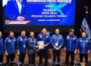 Demokrat Resmi Usung Pasangan HANDAL di Pilkada Palu