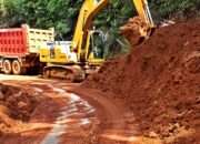 PT Palu Baruga Yaku Gerak Cepat Atasi Longsor di Jalan Poros Morowali Utara