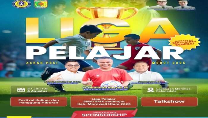 Liga Pelajar Morut 2025 Segera Dimulai