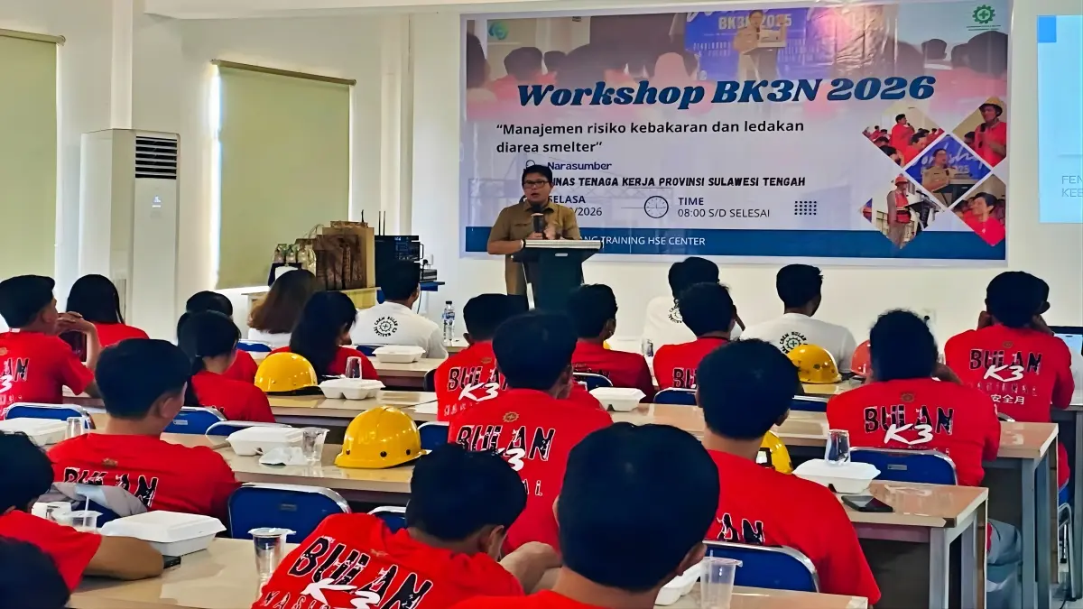 Workshop BK3N oleh DIsnakertrans SUlteng di PT GNI.