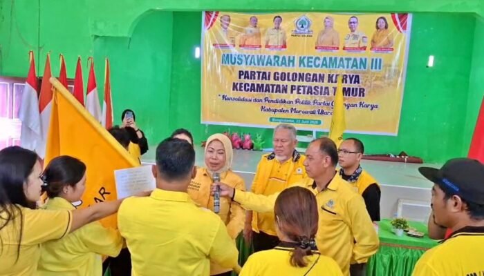 PK Golkar Petasia Timur Jadi Kekuatan Utama Partai Golkar di Morowali Utara