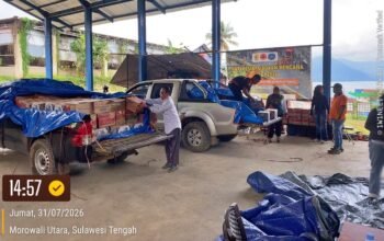 PT COR Group Peduli Warga Terisolir Pasca Bencana Bungku Utara